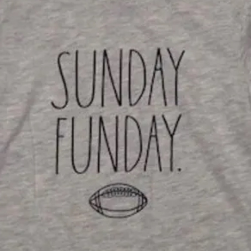 Boys Rae Dunn long sleeve Sunday fun day football tee size 6 new with tags